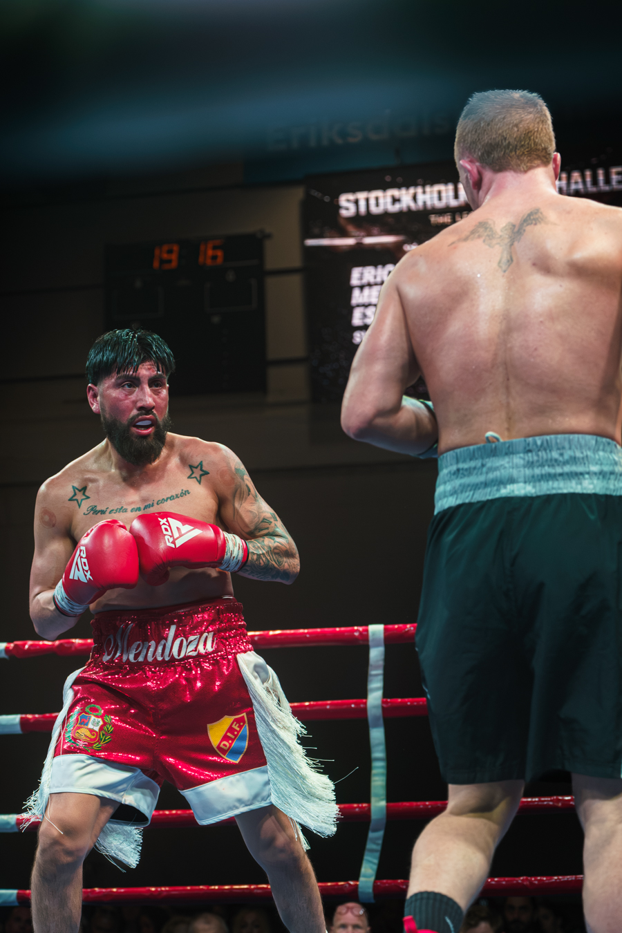 Boxare i tävlingsmatch