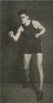 David Lindén — SM-guld i lätt tungvikt 1920.